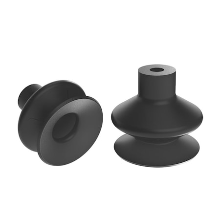 Fipa Bellows vacuum cup diam. 24 mm, NBR black 23.025.240.1